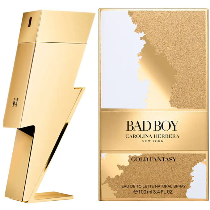 Carolina Herrera Bad Boy Gold Fantasy Eau De Toilette for Men