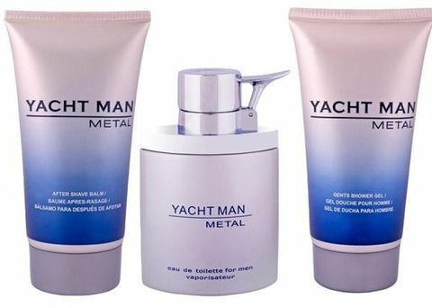 Yacht Man Metal Gift Set by Myrurgia - Luxury Perfumes Inc. -
