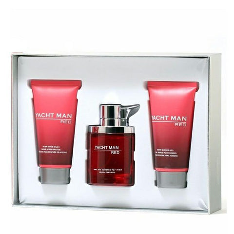 Yacht Man Red Gift Set by Myrurgia - Luxury Perfumes Inc. -