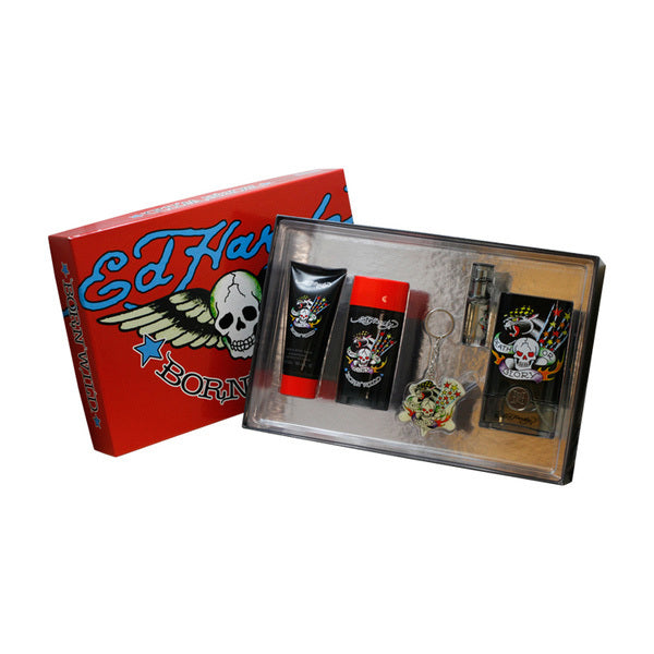Ed Hardy Born Wild Gift Set by Christian Audigier - Luxury Perfumes Inc. -