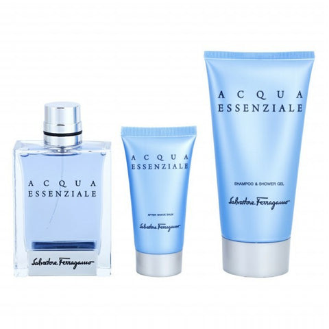 Acqua Essenziale Gift Set by Salvatore Ferragamo - Luxury Perfumes Inc. -