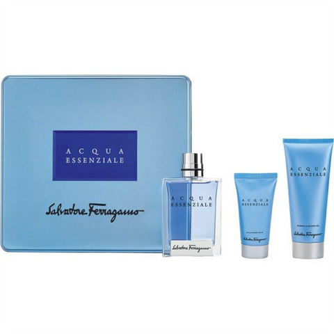 Acqua Essenziale Gift Set by Salvatore Ferragamo - Luxury Perfumes Inc. -