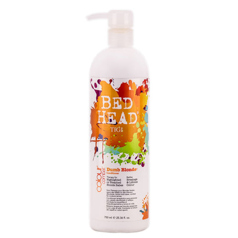Bed Head Dumb Blonde Colour Combat for Highlighted or Bleached Blonde Hair by Tigi - Luxury Perfumes Inc. -