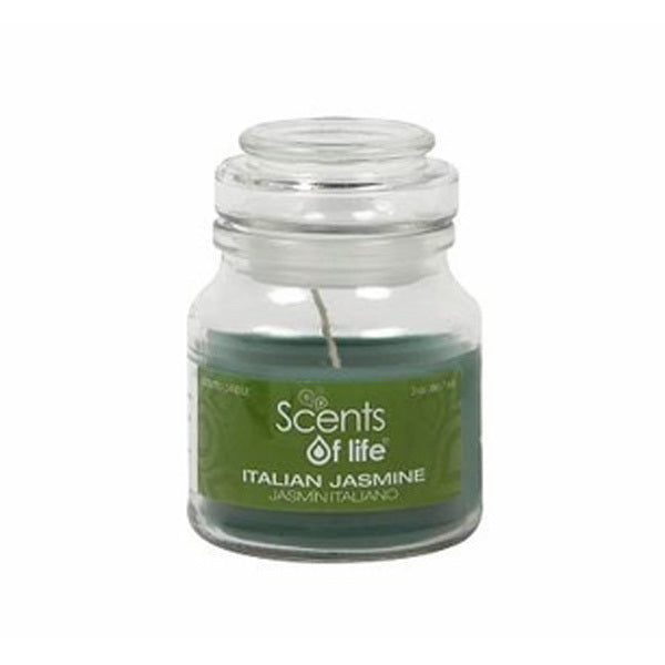 Italian Jasmine Scented Candle by Scents Of Life - Luxury Perfumes Inc. -