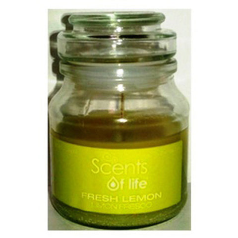 Fresh Lemon Scented Candle by Scents Of Life - Luxury Perfumes Inc. -