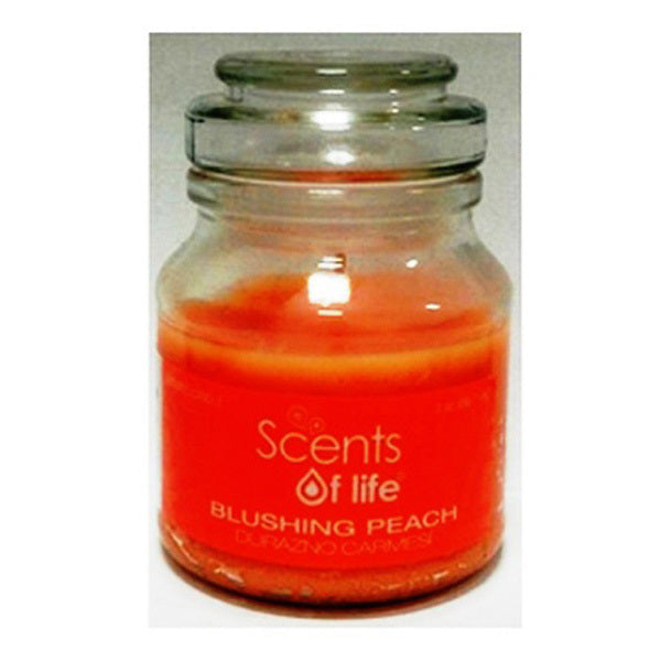 Blushing Peach Scented Candle by Scents Of Life - Luxury Perfumes Inc. -