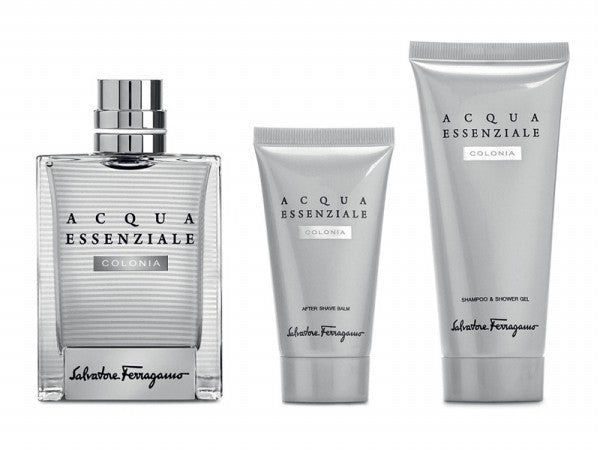Acqua Essenziale Colonia Gift Set by Salvatore Ferragamo - Luxury Perfumes Inc. -