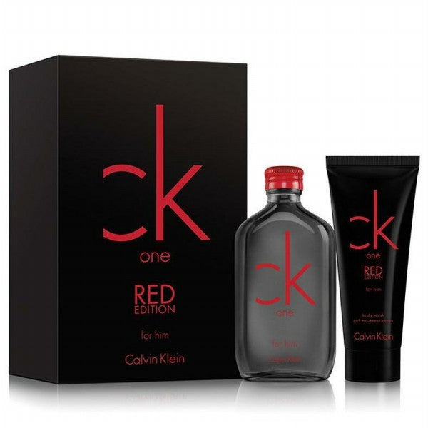 CK One Red Gift Set by Calvin Klein - Luxury Perfumes Inc. -