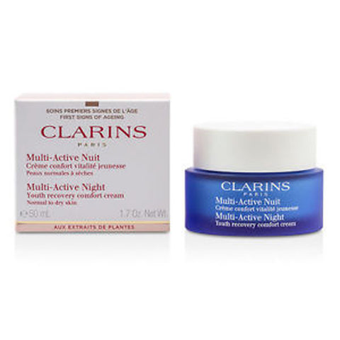 Clarins Multi-Active Night Youth Recovery Cream (Normal to Dry Skin) by Clarins - Luxury Perfumes Inc. -