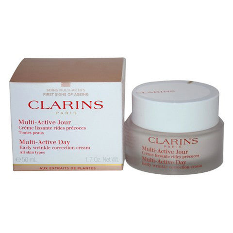 Clarins Multi-Active Day Early Wrinkle Correction Cream (All Skin Types) by Clarins - Luxury Perfumes Inc. - 