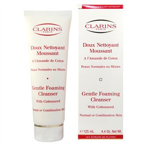 Clarins Gentle Foaming Cleanser with Cottonseed (Normal to Combination Skin) by Clarins - Luxury Perfumes Inc. -