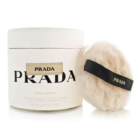 L'Eau Ambree Body Powder by Prada - Luxury Perfumes Inc. -