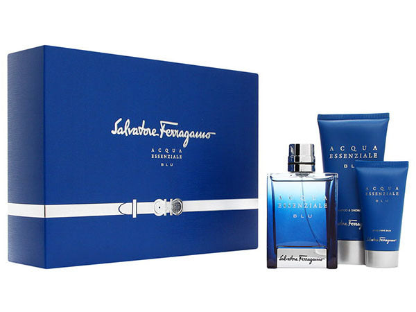 Acqua Essenziale Blu Gift Set by Salvatore Ferragamo Luxury Perfumes