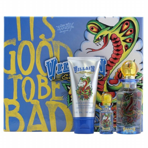 Ed Hardy Villain Gift Set by Christian Audigier - Luxury Perfumes Inc. -