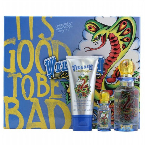 Ed Hardy Villain Gift Set by Christian Audigier - Luxury Perfumes Inc. -
