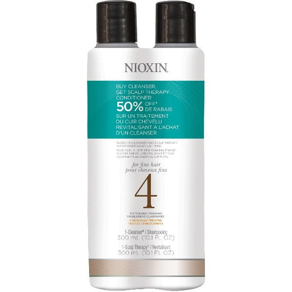 Nioxin System 4 Cleanse & Scalp Therapy Duo by Nioxin - Luxury Perfumes Inc. -