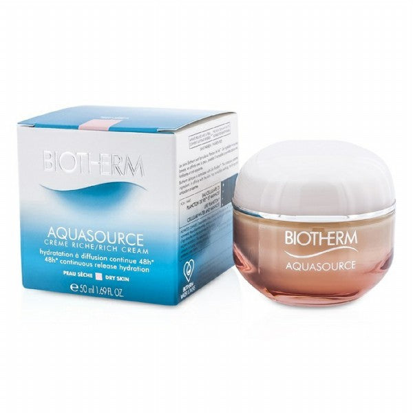 Aquasource 48h Continuous Release Hydration Rich Cream by Biotherm - Luxury Perfumes Inc. -