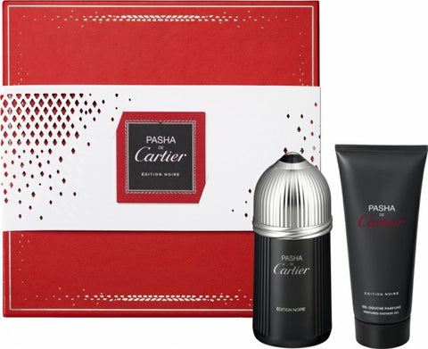 Pasha De Cartier Edition Noire Gift Set by Cartier - Luxury Perfumes Inc. - 