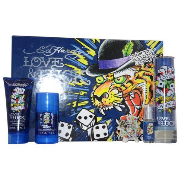 Ed Hardy Love & Luck Gift Set by Christian Audigier - Luxury Perfumes Inc. -