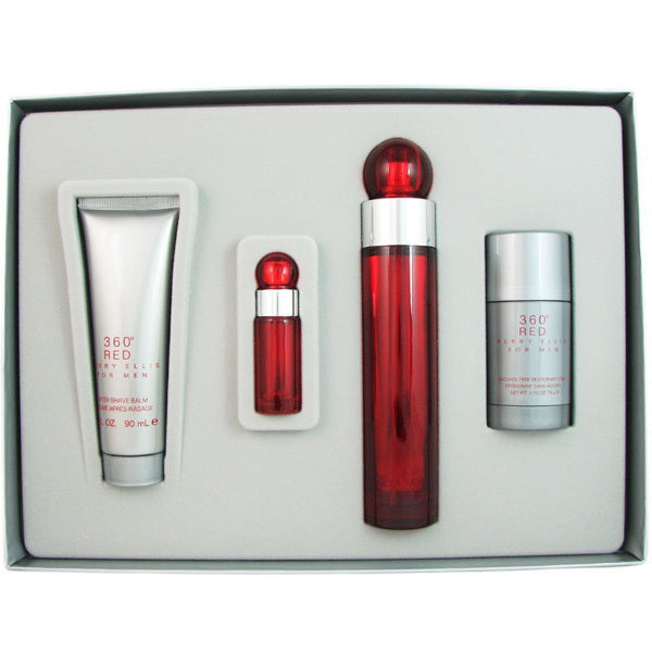 360 Red Gift Set by Perry Ellis - Luxury Perfumes Inc. -