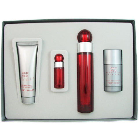 360 Red Gift Set by Perry Ellis - Luxury Perfumes Inc. -