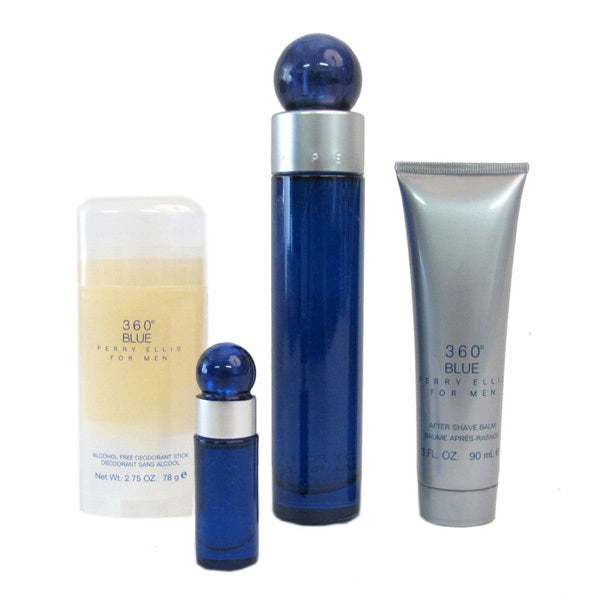 360 Very Blue Perry Ellis Perfume Set 360 Blue Gift Set By Perry