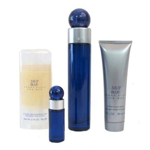 360 Blue Gift Set by Perry Ellis - Luxury Perfumes Inc. -