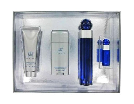 360 Blue Gift Set by Perry Ellis - Luxury Perfumes Inc. -