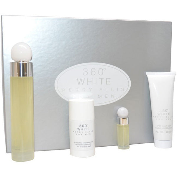 360 White Gift Set by Perry Ellis - Luxury Perfumes Inc. -