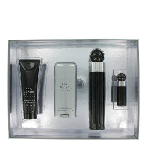 360 Black Gift Set by Perry Ellis - Luxury Perfumes Inc. -