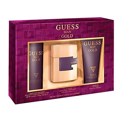 Guess Men's Gold Gift Set