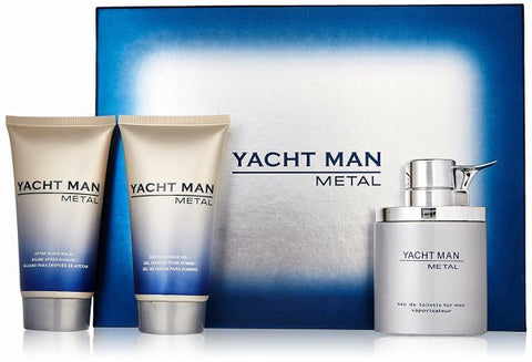 Yacht Man Metal Gift Set by Myrurgia - Luxury Perfumes Inc. - 
