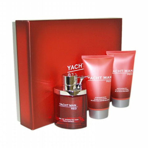Yacht Man Red Gift Set by Myrurgia - Luxury Perfumes Inc. - 