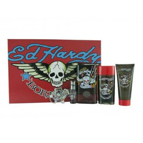 Ed Hardy Born Wild Gift Set by Christian Audigier - Luxury Perfumes Inc. - 