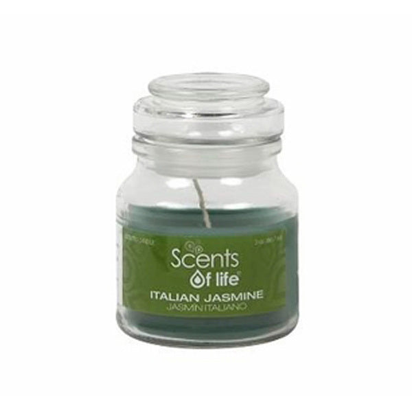 Italian Jasmine Scented Candle by Scents Of Life - Luxury Perfumes Inc. - 
