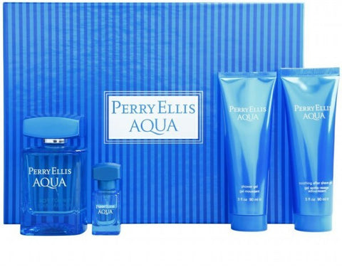 Perry Ellis Aqua Gift Set by Perry Ellis - Luxury Perfumes Inc. - 