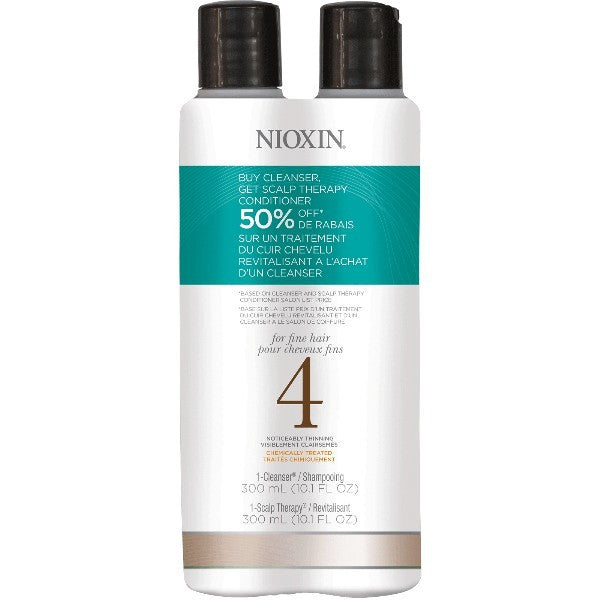Nioxin System 4 Cleanse & Scalp Therapy Duo by Nioxin - Luxury Perfumes Inc. - 