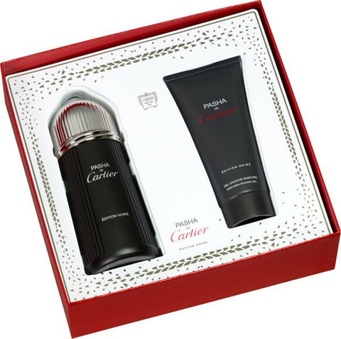 Pasha De Cartier Edition Noire Gift Set by Cartier - Luxury Perfumes Inc. - 