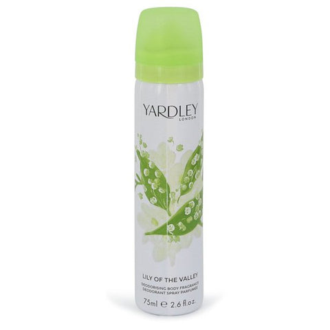 Yardley of London Refreshing Body Spray for Women, Lily of The Valley