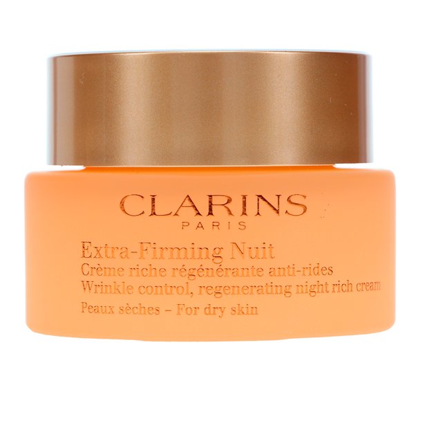 Clarins Extra-Firming Nuit Wrinkle Control Regenerating Night Rich Cream for Dry Skin