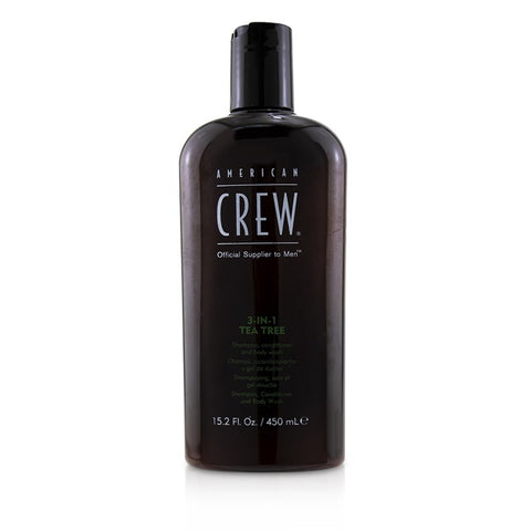 American Crew Men 3-IN-1 Tea Tree Shampoo Conditioner and Body Wash