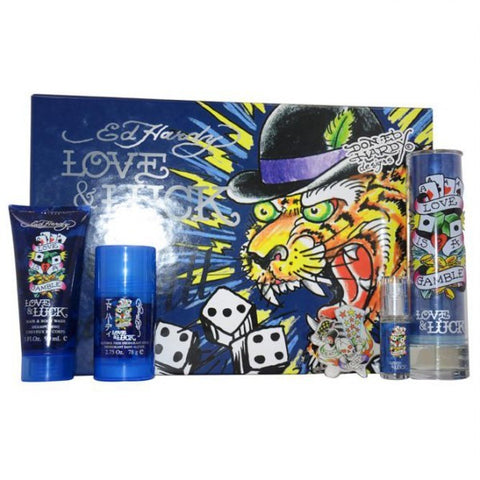 Ed Hardy Love & Luck Gift Set by Christian Audigier - Luxury Perfumes Inc. - 