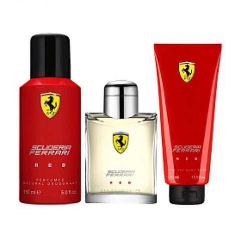 Scuderia Ferrari Red Gift Set by Ferrari - Luxury Perfumes Inc. - 