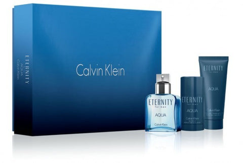Eternity Aqua Gift Set by Calvin Klein - Luxury Perfumes Inc. - 